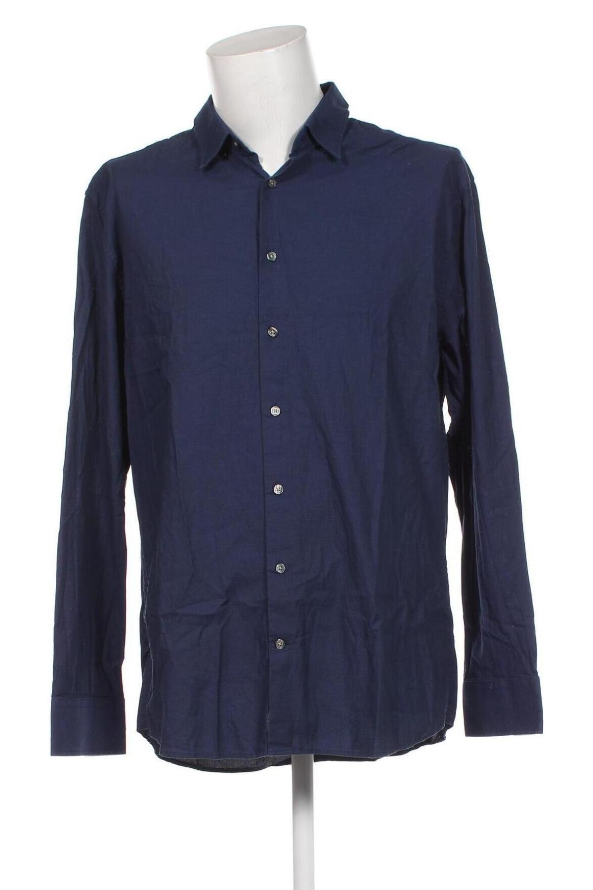 Ανδρικό πουκάμισο Selected Homme, Μέγεθος XXL, Χρώμα Μπλέ, Τιμή 40,75 €