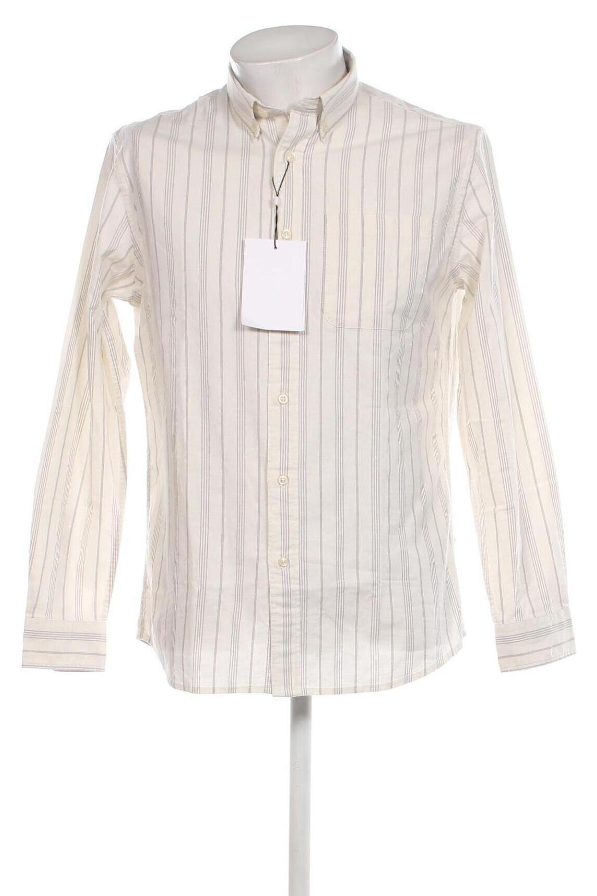 Ανδρικό πουκάμισο Selected Homme, Μέγεθος M, Χρώμα  Μπέζ, Τιμή 21,57 €