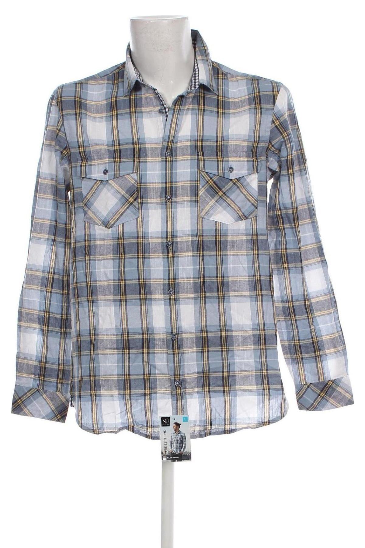 Ανδρικό πουκάμισο Straight Up, Μέγεθος M, Χρώμα Πολύχρωμο, Τιμή 4,49 €