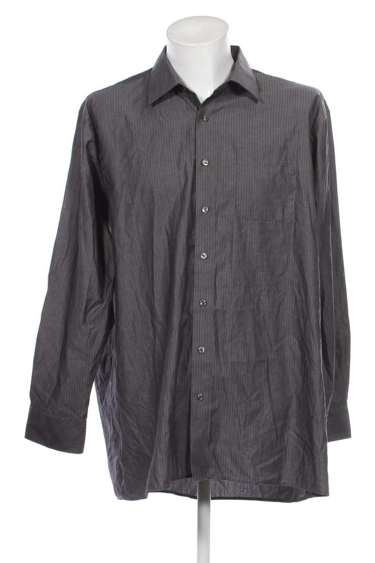 Ανδρικό πουκάμισο Studio Leonardo, Μέγεθος XXL, Χρώμα Γκρί, Τιμή 7,18 €