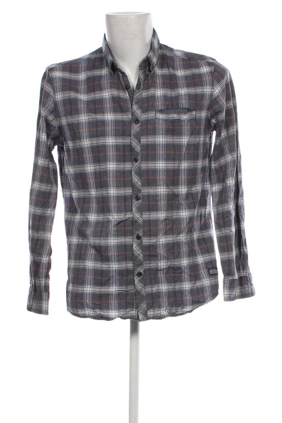 Herrenhemd Tom Tailor, Größe XL, Farbe Grau, Preis 10,65 €