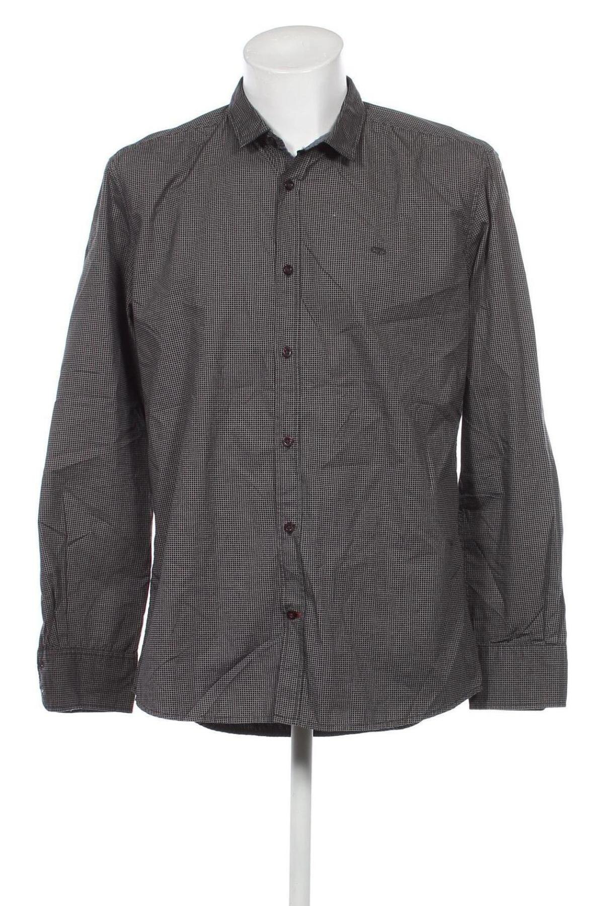 Ανδρικό πουκάμισο Tom Tailor, Μέγεθος XL, Χρώμα Μαύρο, Τιμή 8,41 €