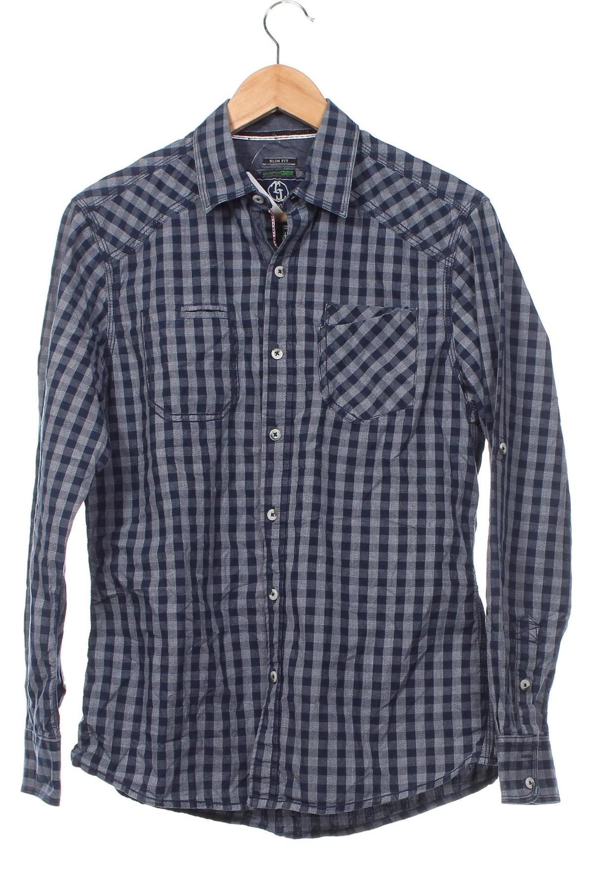 Ανδρικό πουκάμισο Tom Tompson, Μέγεθος M, Χρώμα Μπλέ, Τιμή 3,59 €