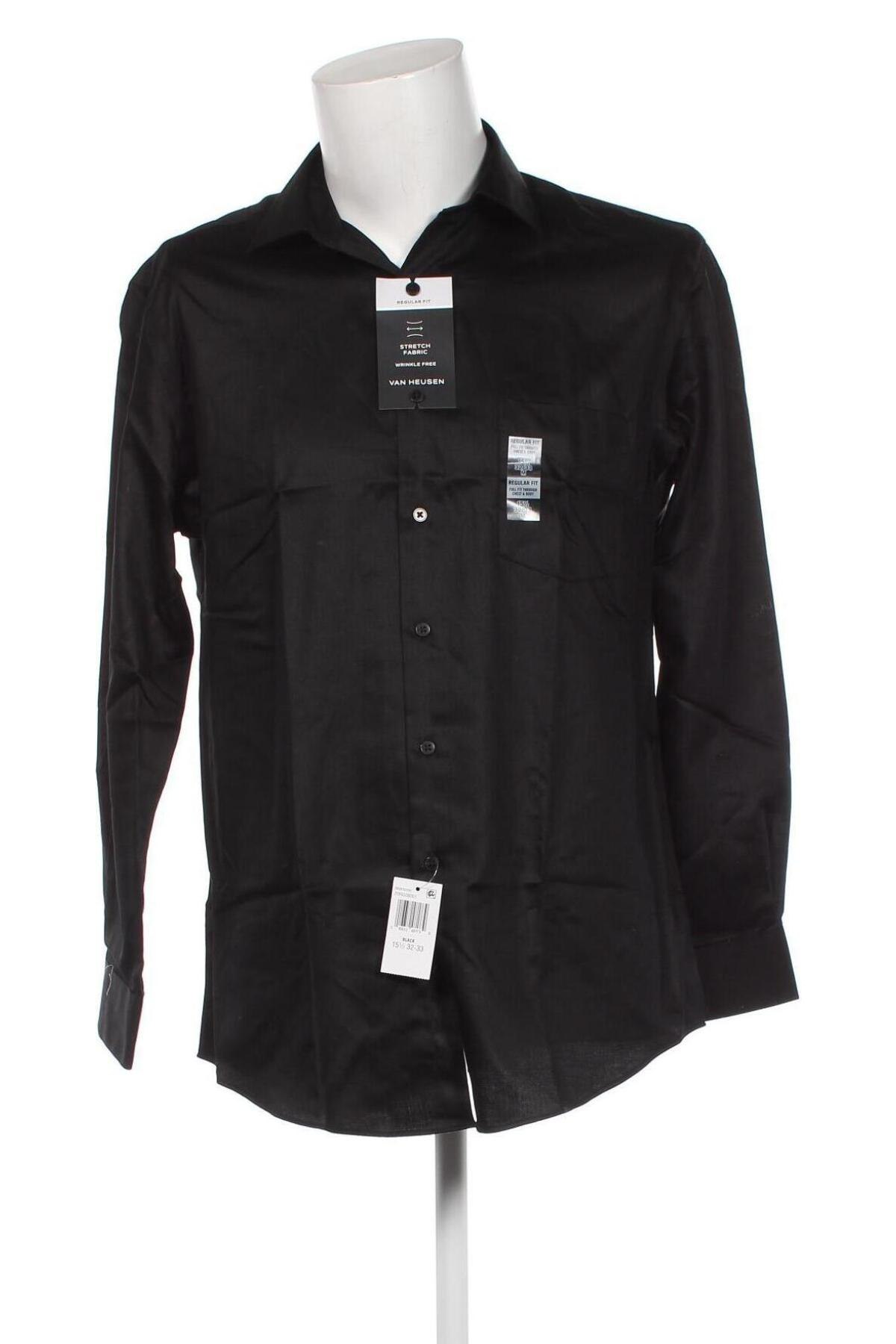 Pánska košeľa  Van Heusen, Veľkosť M, Farba Čierna, Cena  9,48 €