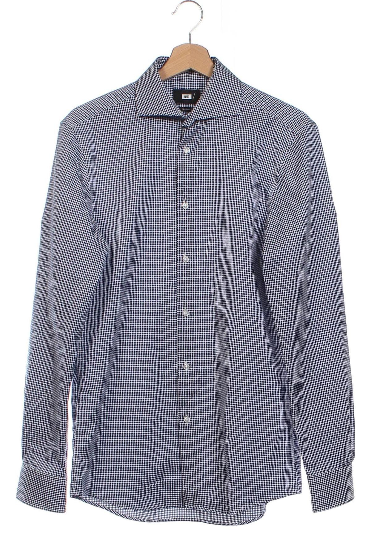 Ανδρικό πουκάμισο WE, Μέγεθος M, Χρώμα Μπλέ, Τιμή 4,49 €
