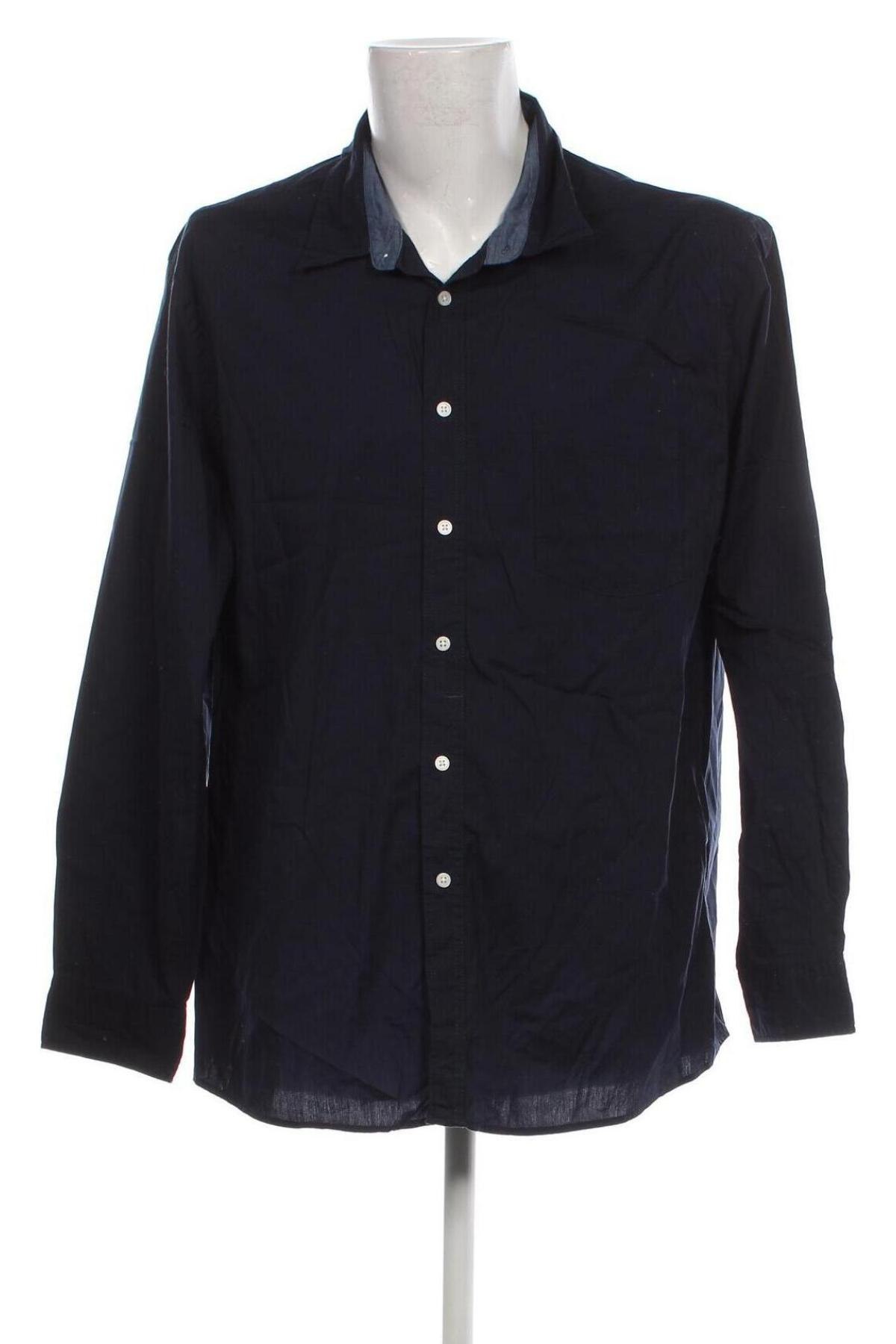 Ανδρικό πουκάμισο Watson's, Μέγεθος 3XL, Χρώμα Μπλέ, Τιμή 21,03 €