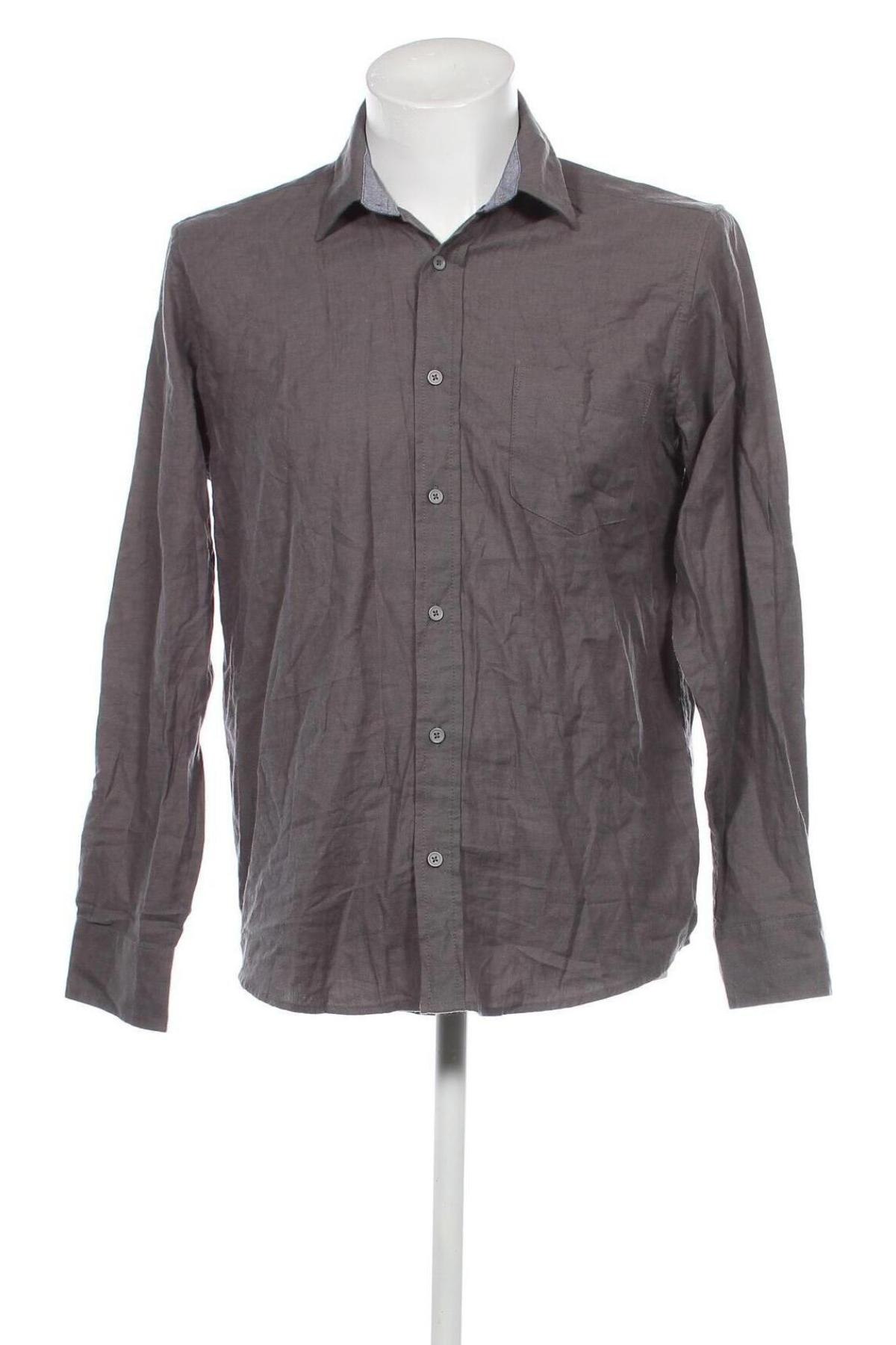 Herrenhemd Watson's, Größe M, Farbe Grau, Preis 5,92 €