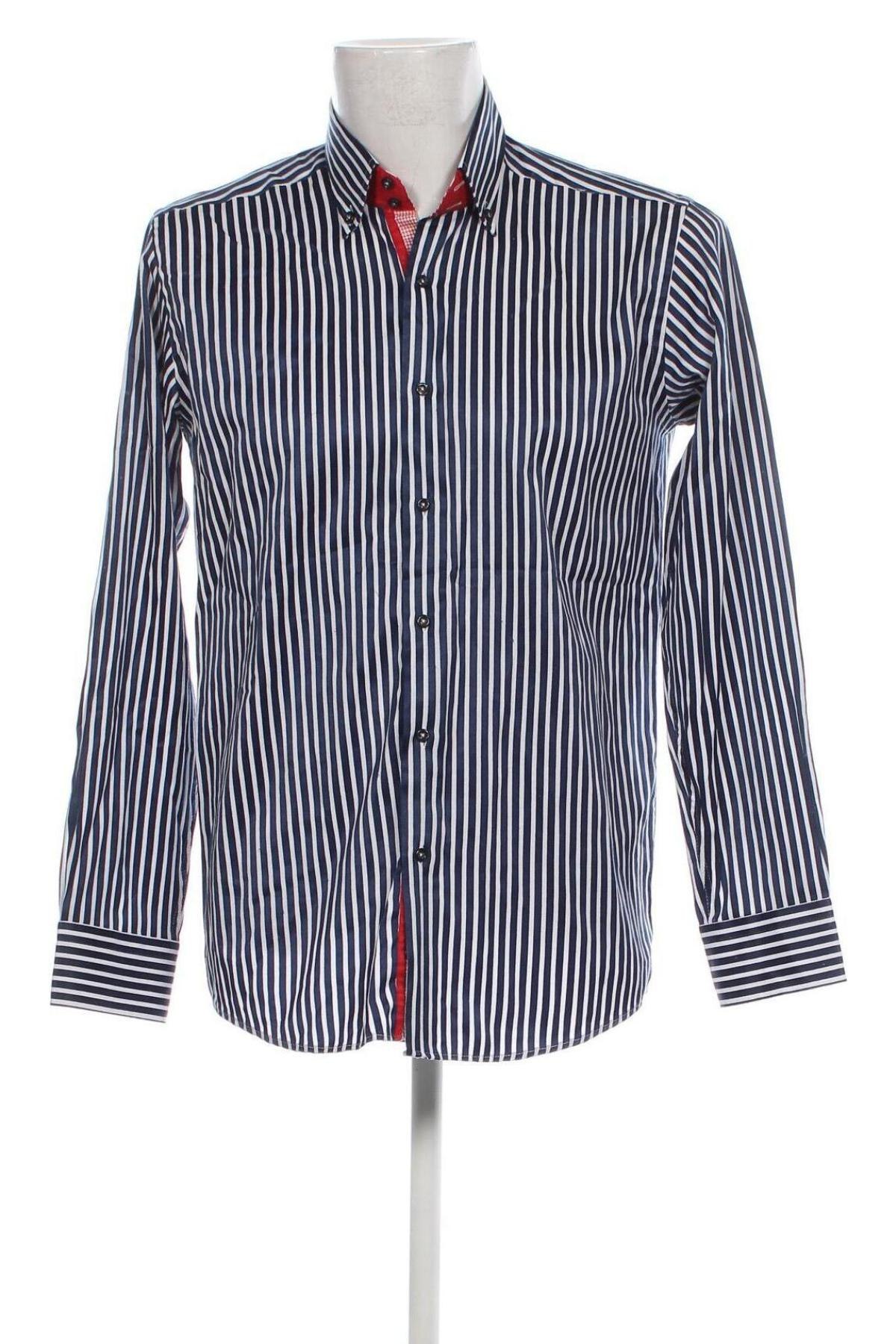 Ανδρικό πουκάμισο Yachting, Μέγεθος M, Χρώμα Μπλέ, Τιμή 4,21 €