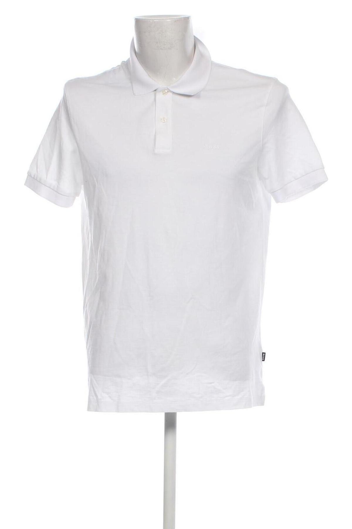 Herren T-Shirt BOSS, Größe L, Farbe Weiß, Preis € 35,26