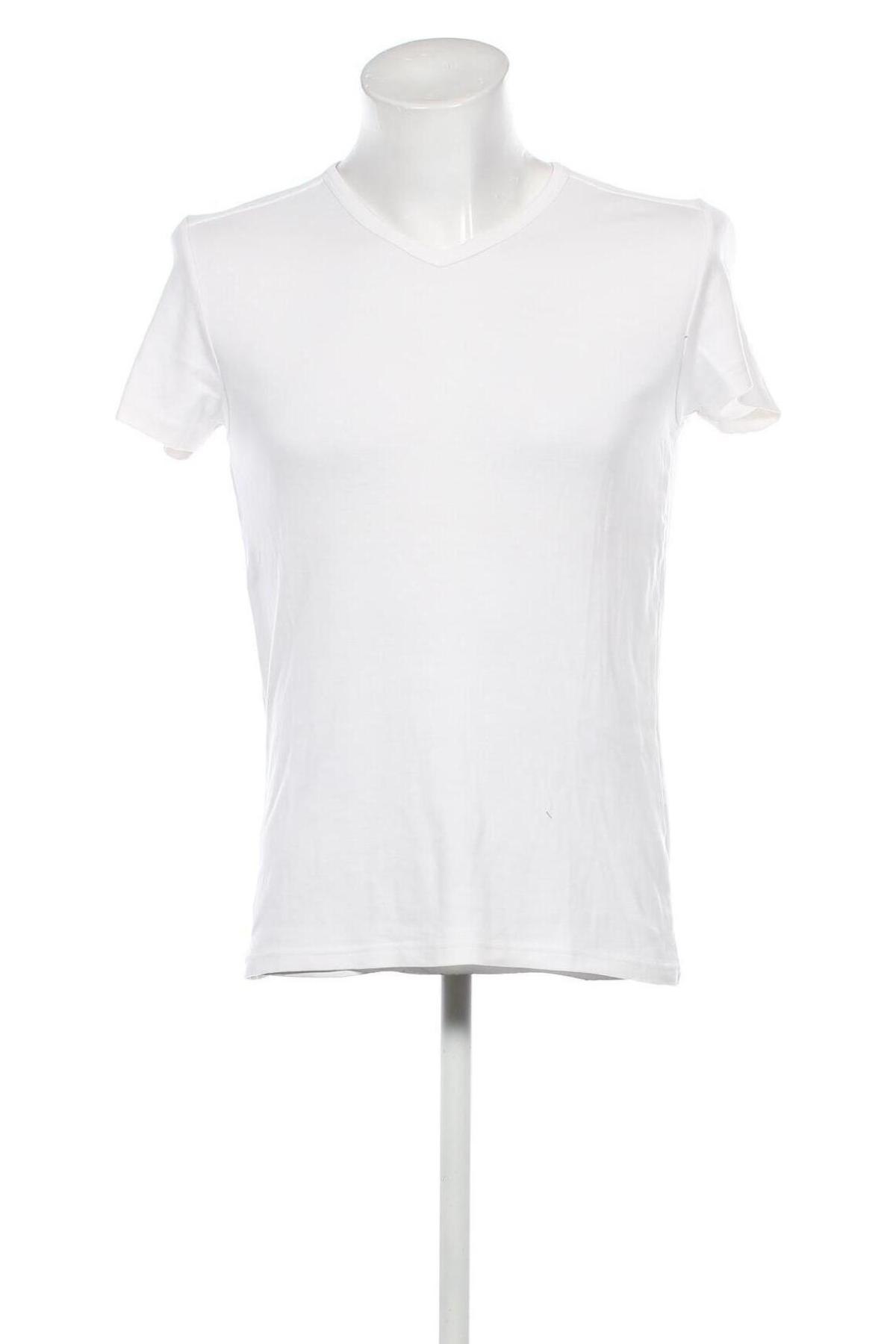 Мъжка тениска C&A, Размер S, Цвят Бял, Цена 13,69 лв.