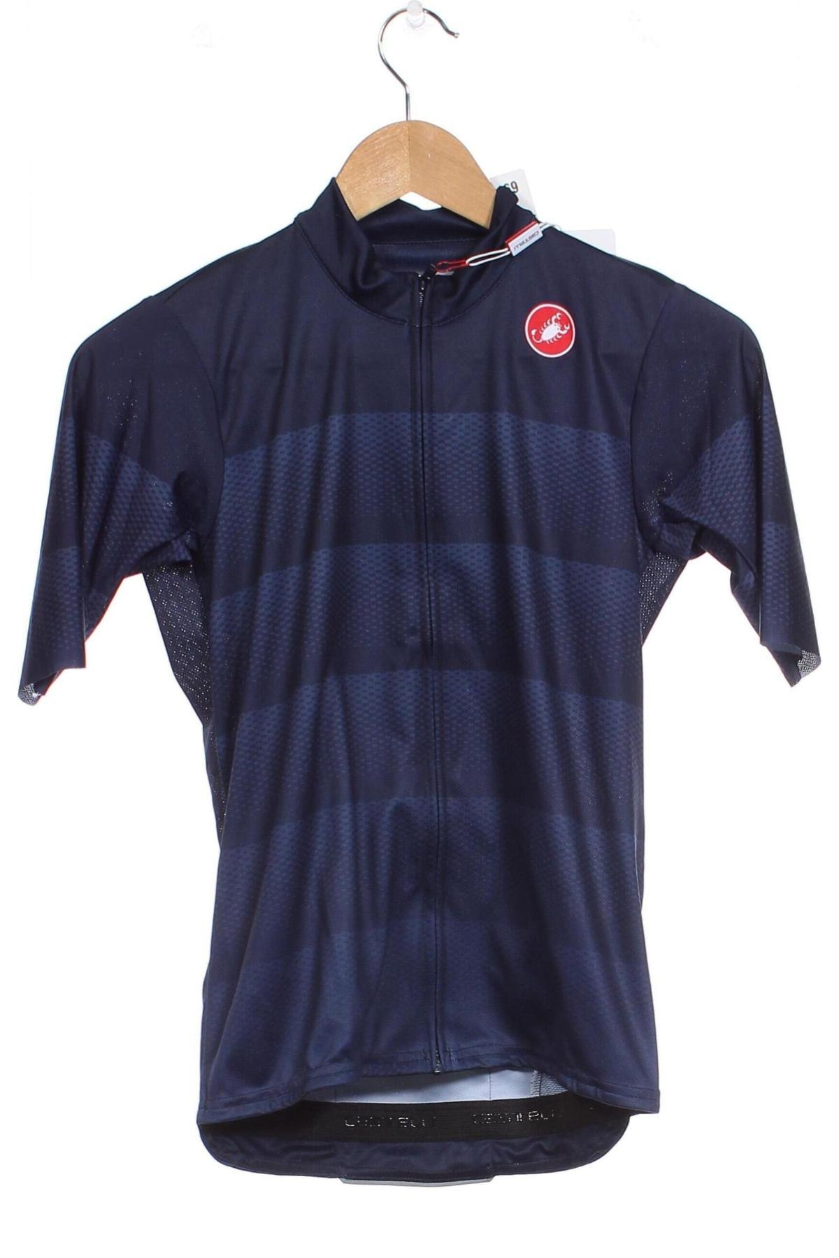 Herren T-Shirt Castelli, Größe S, Farbe Blau, Preis 31,96 €
