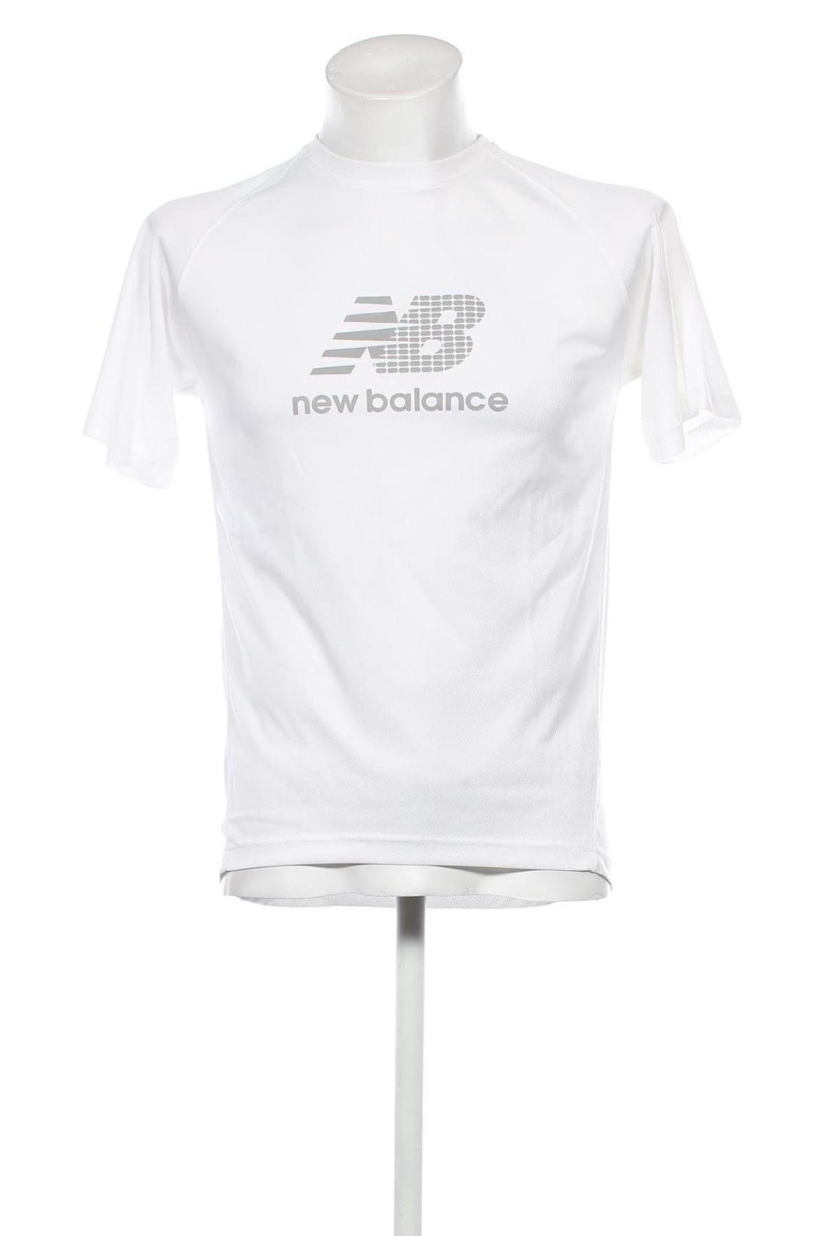 Мъжка тениска New Balance, Размер S, Цвят Бял, Цена 27,37 лв.