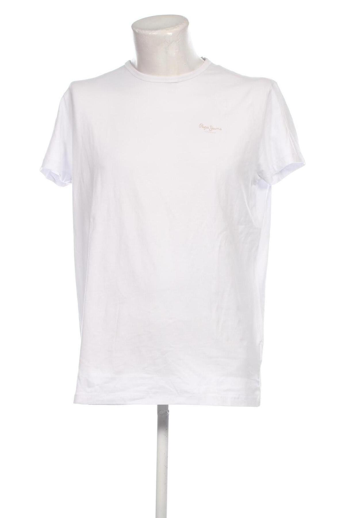 Herren T-Shirt Pepe Jeans, Größe XXL, Farbe Weiß, Preis € 21,65