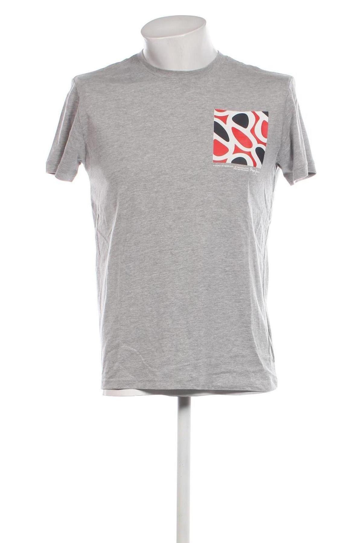 Herren T-Shirt Pepe Jeans, Größe S, Farbe Grau, Preis € 21,65