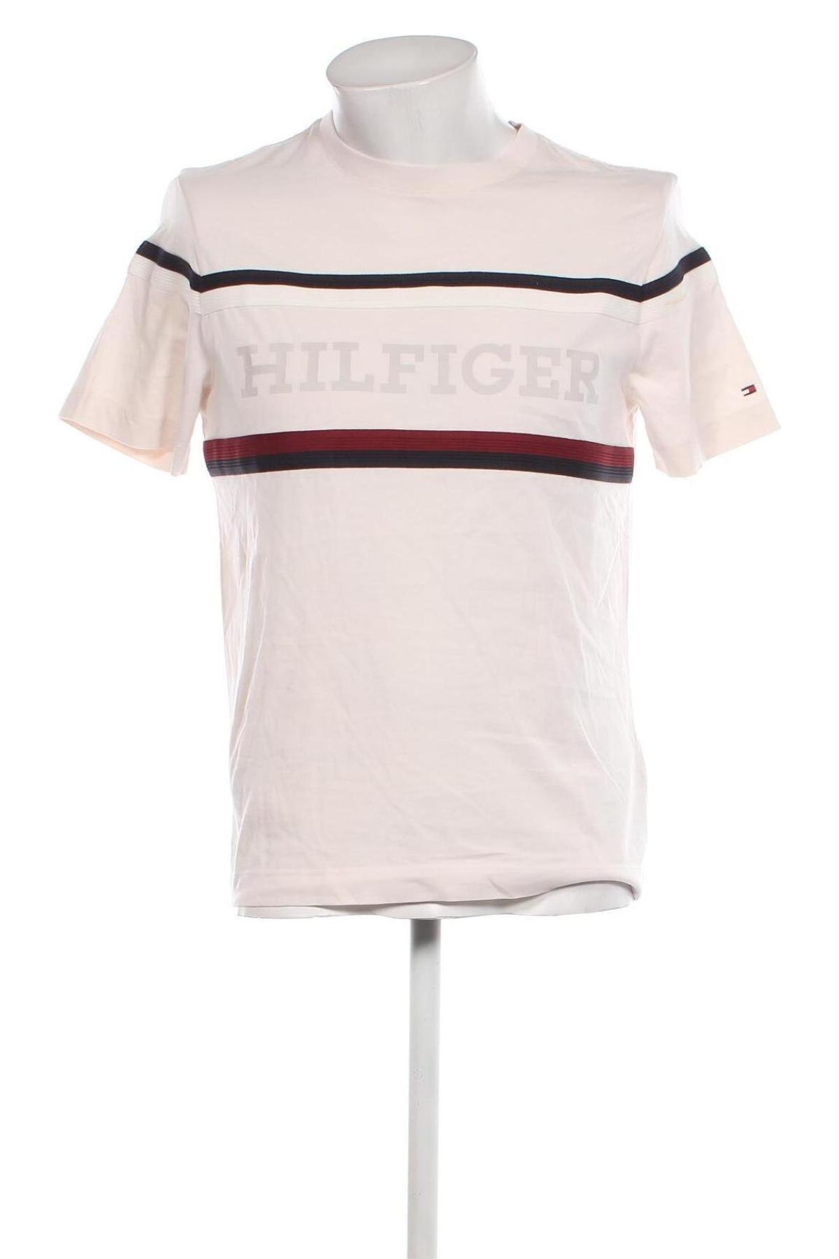 Мъжка тениска Tommy Hilfiger, Размер S, Цвят Екрю, Цена 77,00 лв.