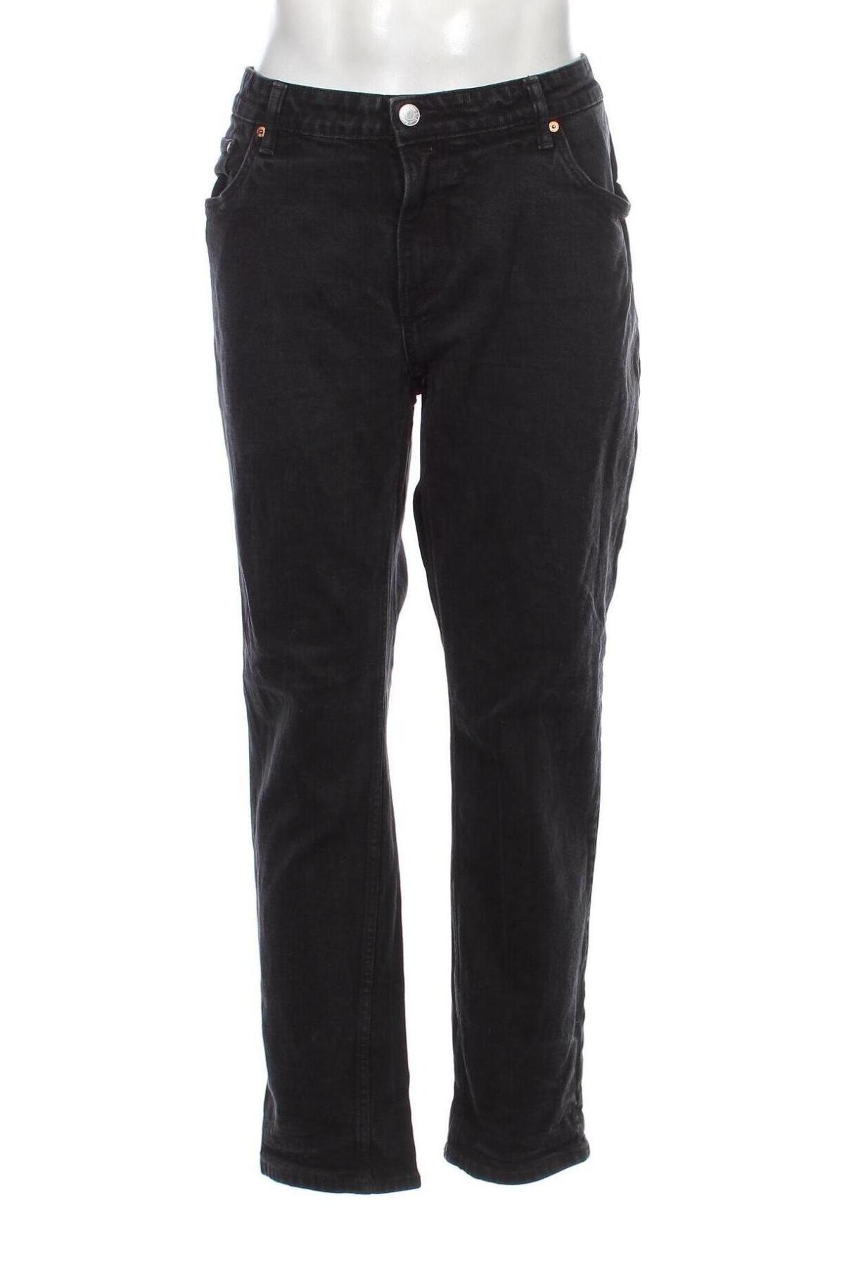 Мъжки дънки H&M, Размер XXL, Цвят Черен, Цена 23,20 лв.
