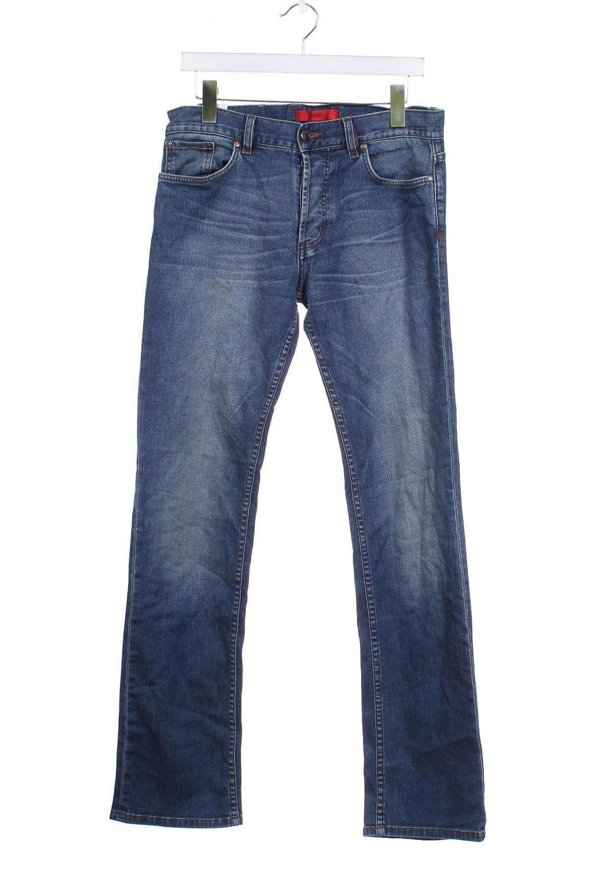 Pánské džíny  Hugo Boss, Velikost M, Barva Modrá, Cena  452,00 Kč