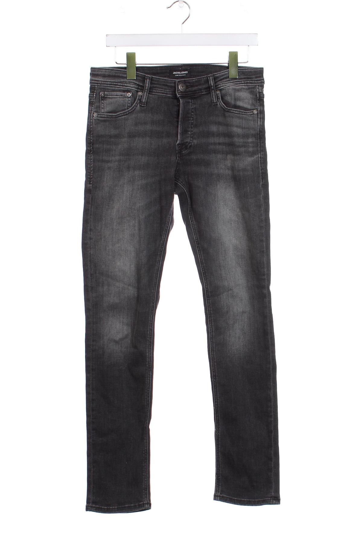 Męskie jeansy Jack & Jones, Rozmiar S, Kolor Szary, Cena 30,71 zł