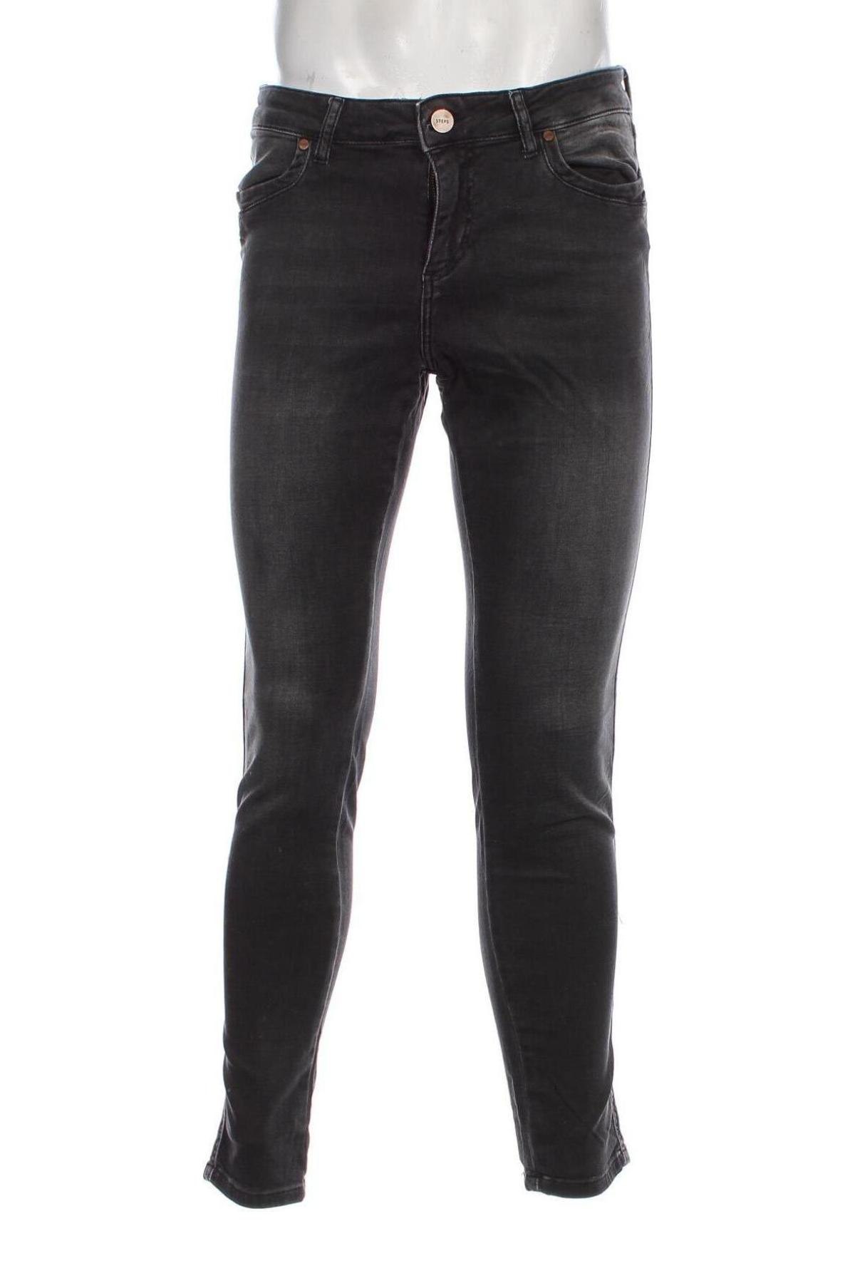 Herren Jeans Steps, Größe L, Farbe Grau, Preis € 8,07