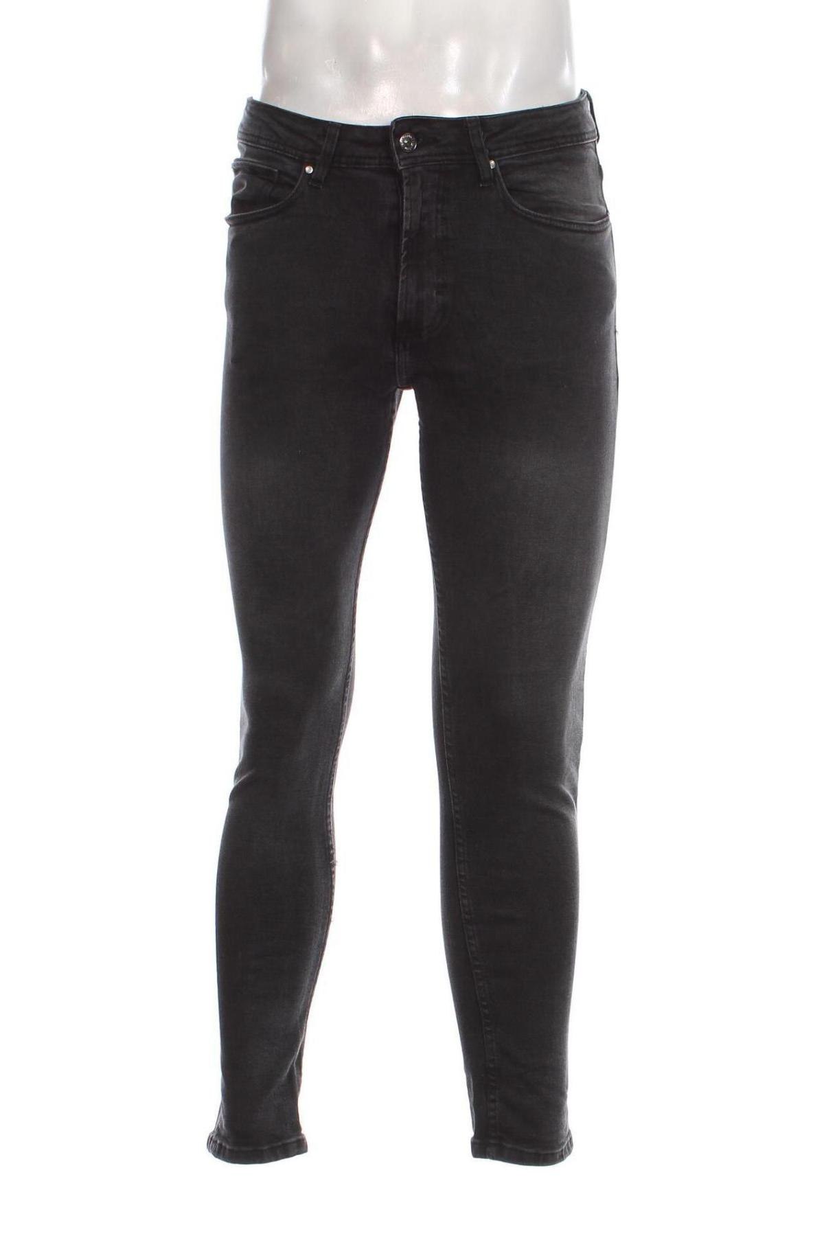 Мъжки дънки Zara, Размер M, Цвят Черен, Цена 8,91 лв.