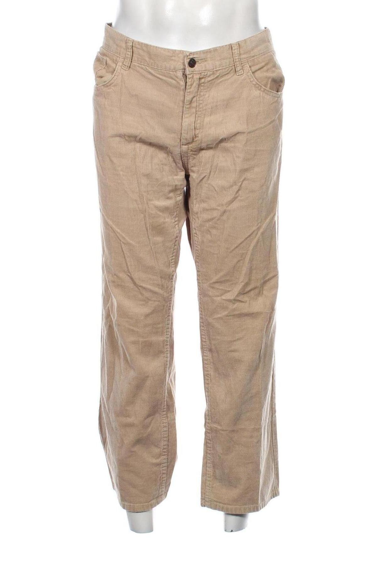 Herren Cordhose Dressmann, Größe XL, Farbe Beige, Preis 9,41 €