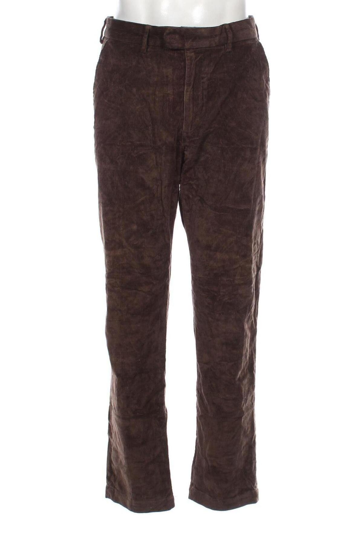 Ανδρικό κοτλέ παντελόνι Marks & Spencer, Μέγεθος L, Χρώμα Καφέ, Τιμή 5,01 €