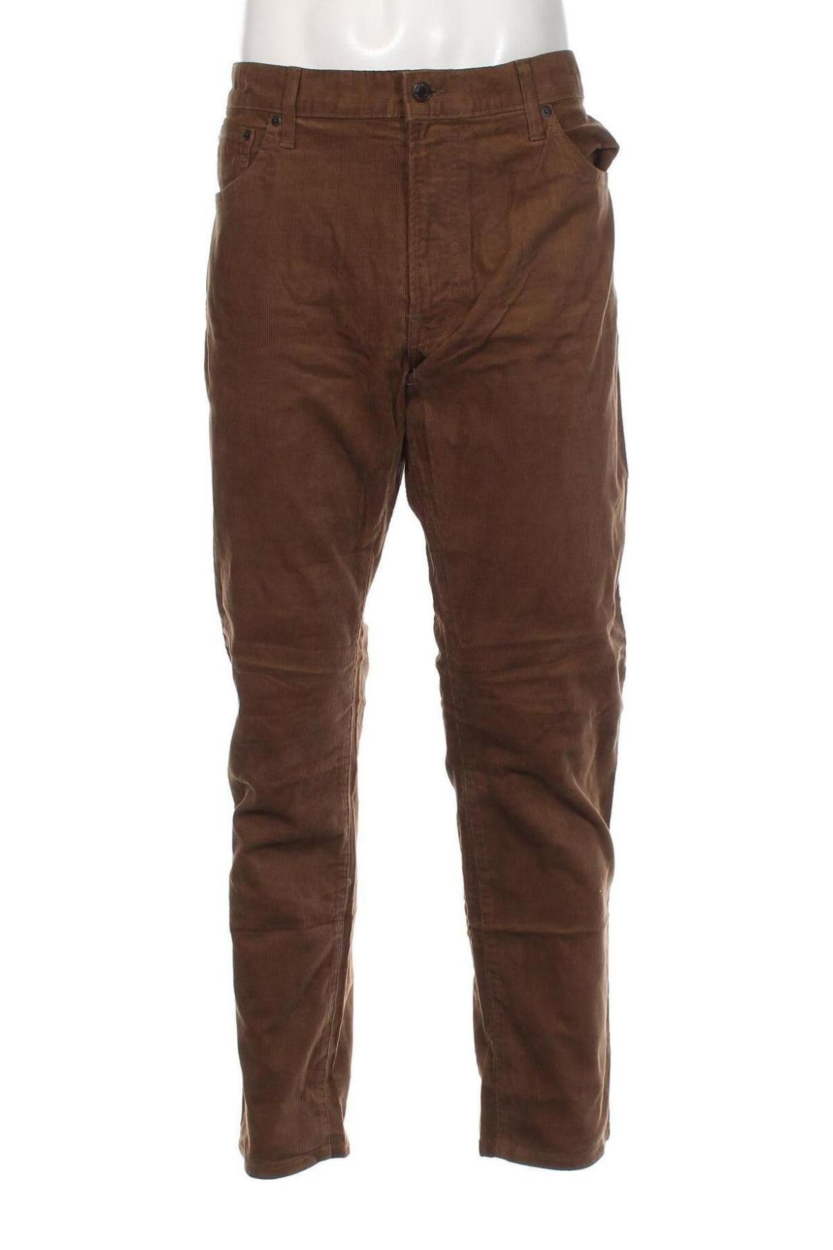 Ανδρικό κοτλέ παντελόνι Marks & Spencer, Μέγεθος XL, Χρώμα Καφέ, Τιμή 16,70 €