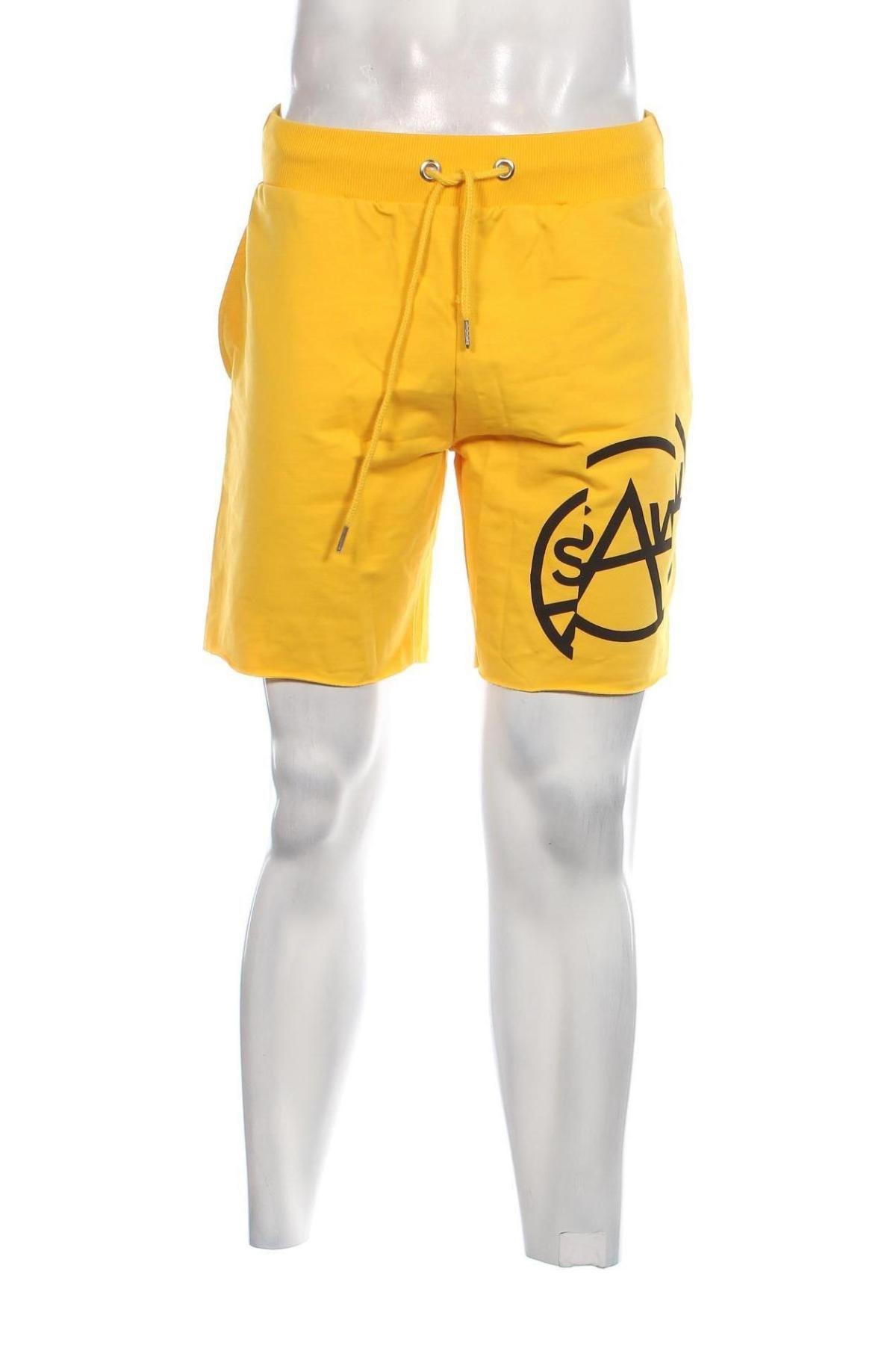 Мъжки къс панталон, Размер L, Цвят Жълт, Цена 40,00 лв.