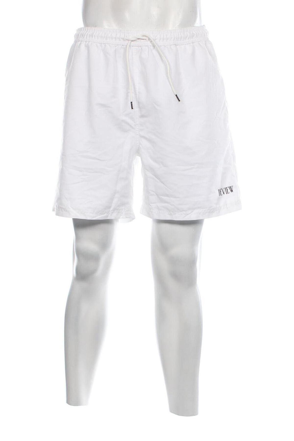 Мъжки къс панталон Review, Размер XL, Цвят Бял, Цена 62,00 лв.