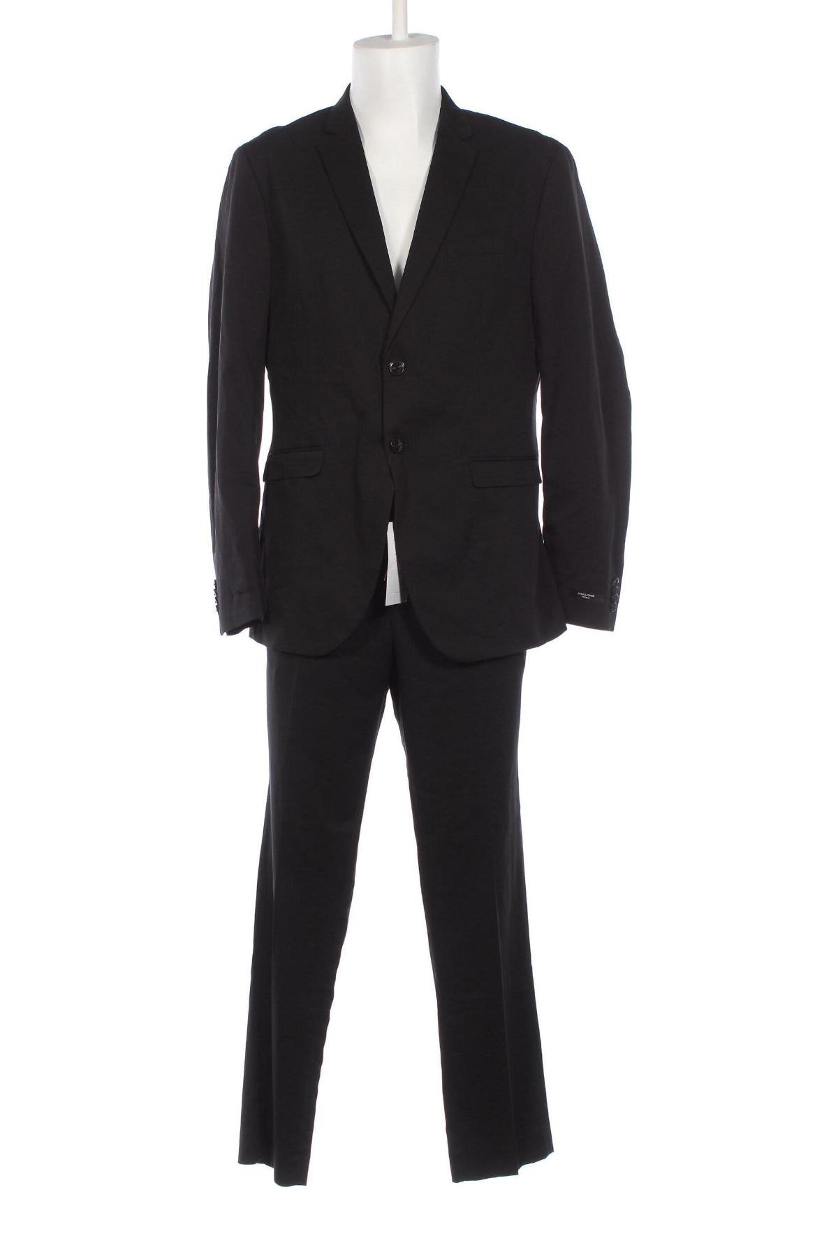 Ανδρικό κοστούμι Jack & Jones, Μέγεθος XL, Χρώμα Μαύρο, Τιμή 122,94 €