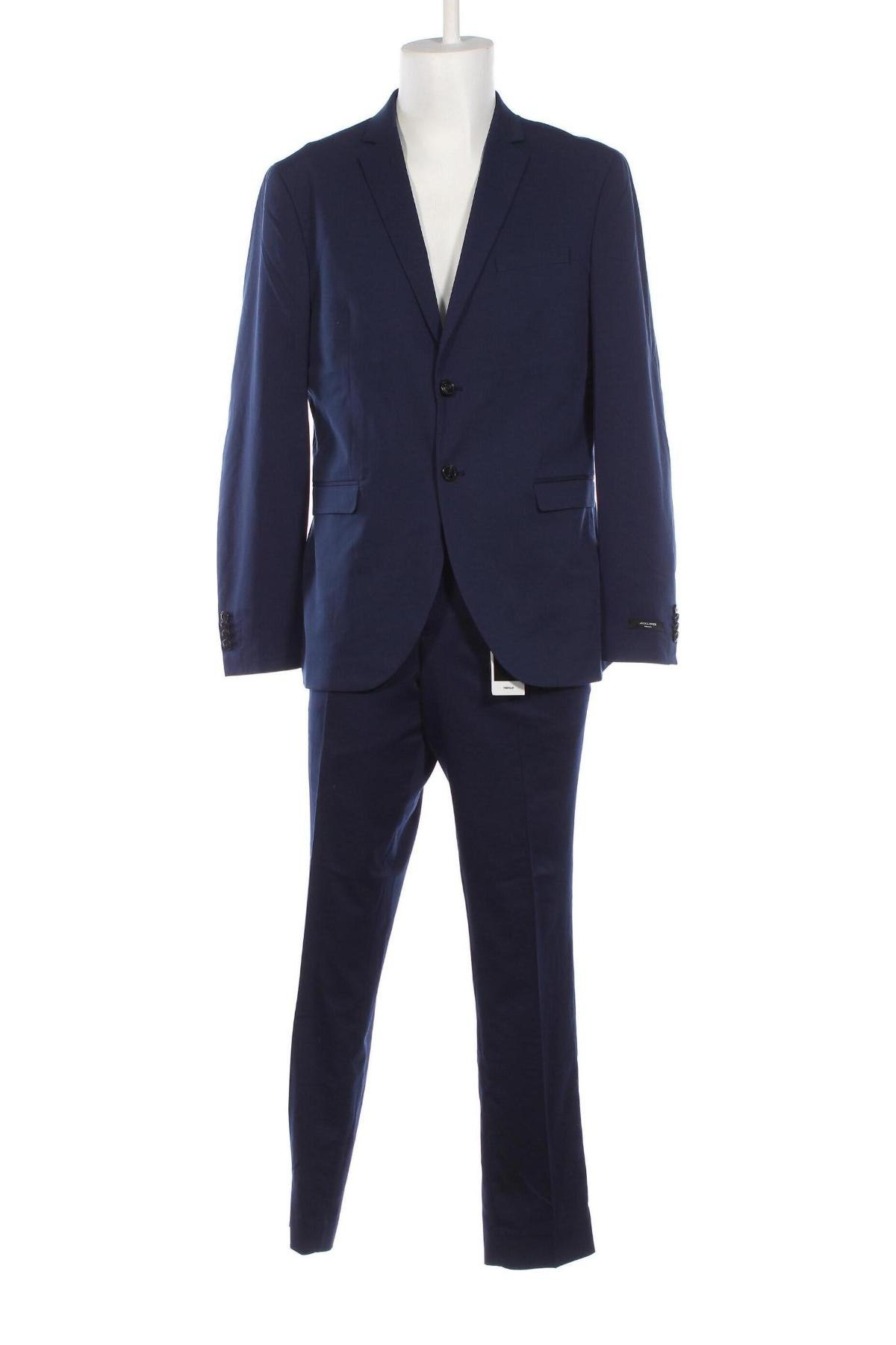 Ανδρικό κοστούμι Jack & Jones PREMIUM, Μέγεθος XL, Χρώμα Μπλέ, Τιμή 86,75 €