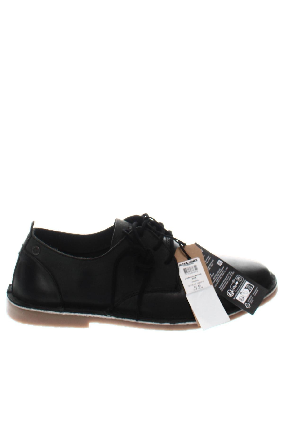 Ανδρικά παπούτσια Jack & Jones, Μέγεθος 43, Χρώμα Μαύρο, Τιμή 38,40 €