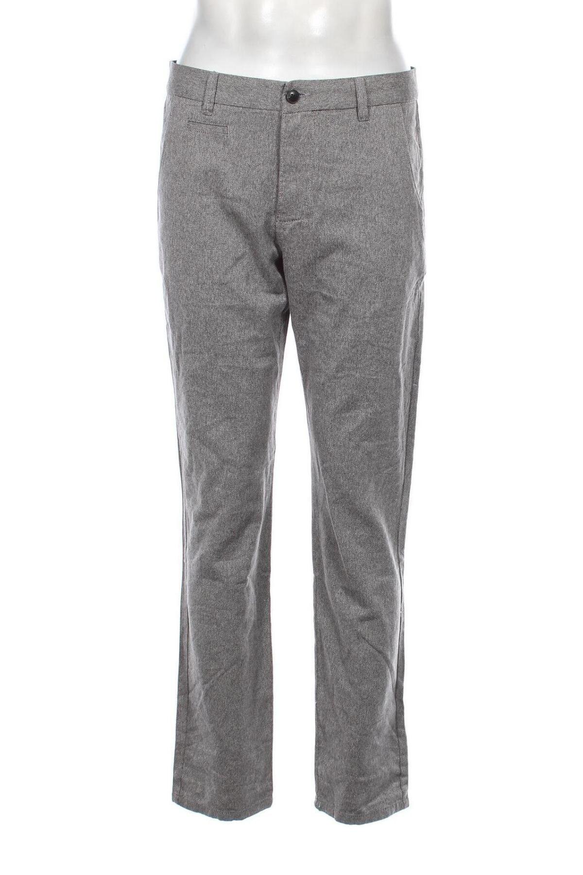 Pantaloni de bărbați Cottonfield, Mărime M, Culoare Gri, Preț 30,26 Lei