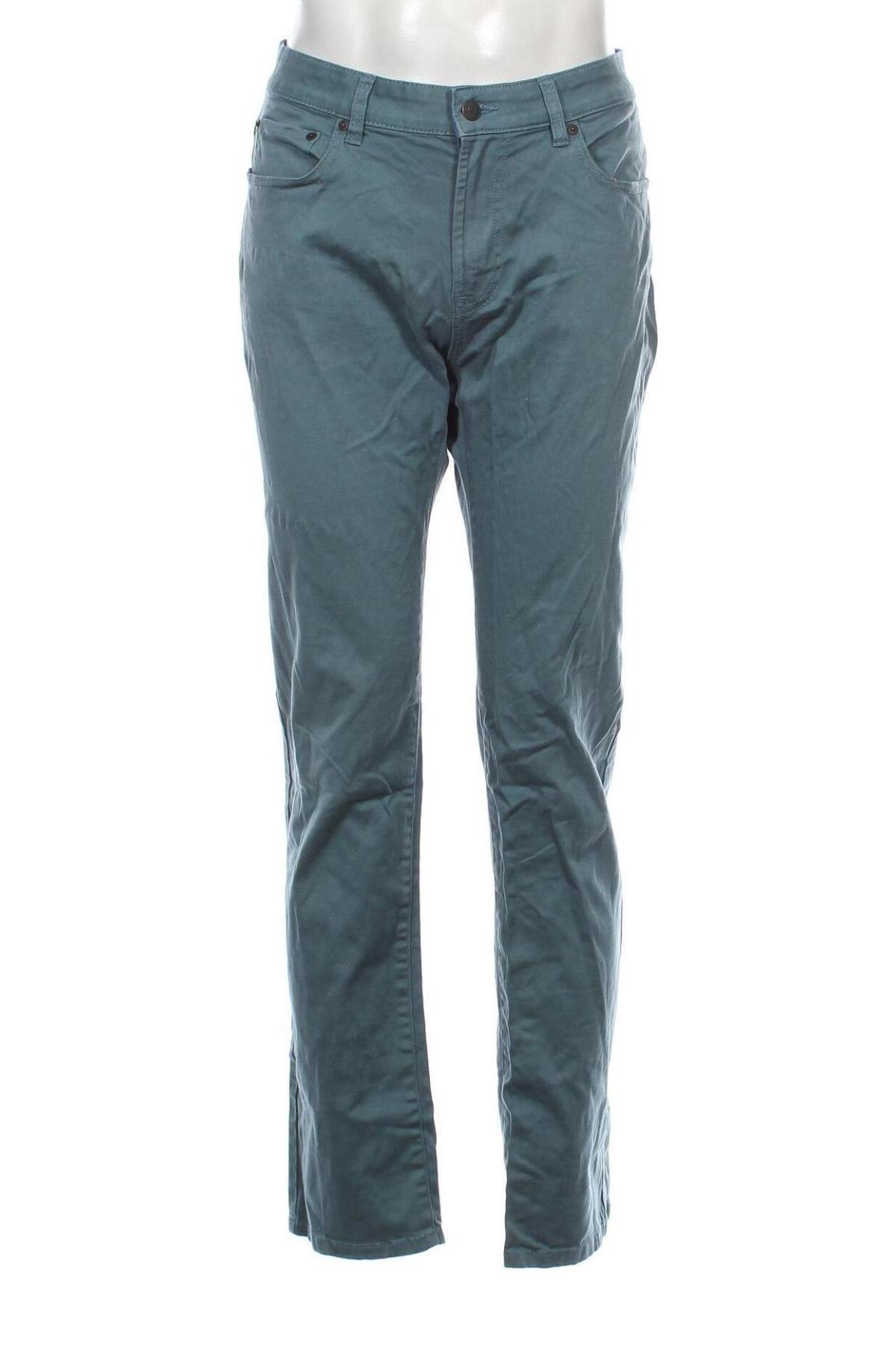 Мъжки панталон Dressmann, Размер L, Цвят Син, Цена 14,35 лв.