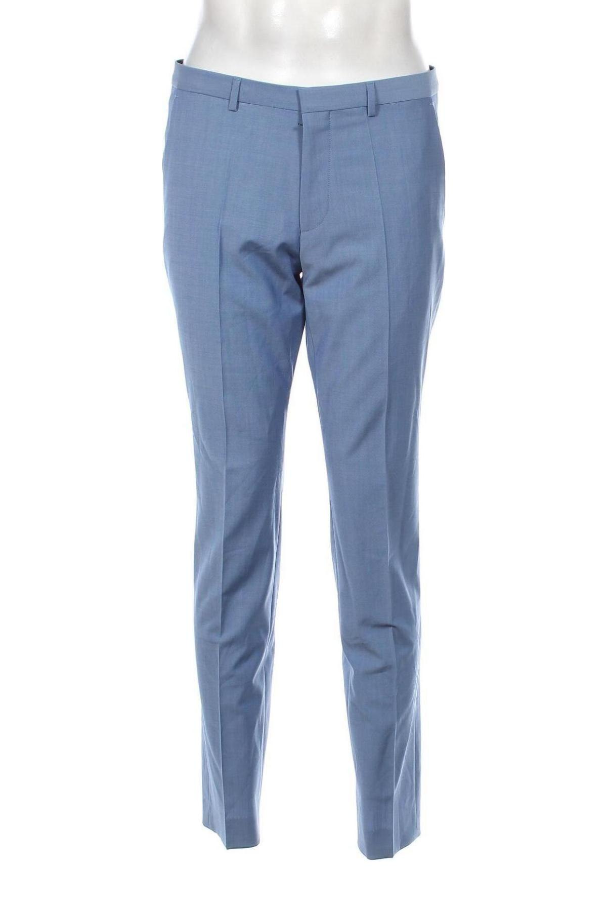 Pantaloni de bărbați Hugo Boss, Mărime M, Culoare Albastru, Preț 334,21 Lei