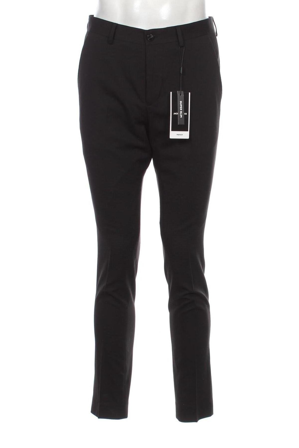 Pantaloni de bărbați Jack & Jones, Mărime M, Culoare Negru, Preț 48,85 Lei