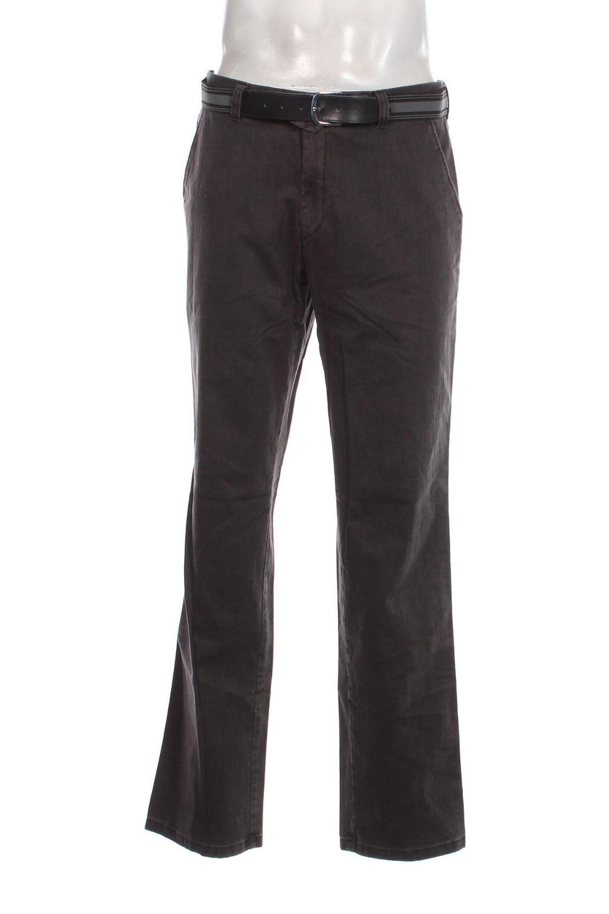 Ανδρικό παντελόνι Manfield, Μέγεθος L, Χρώμα Γκρί, Τιμή 34,64 €