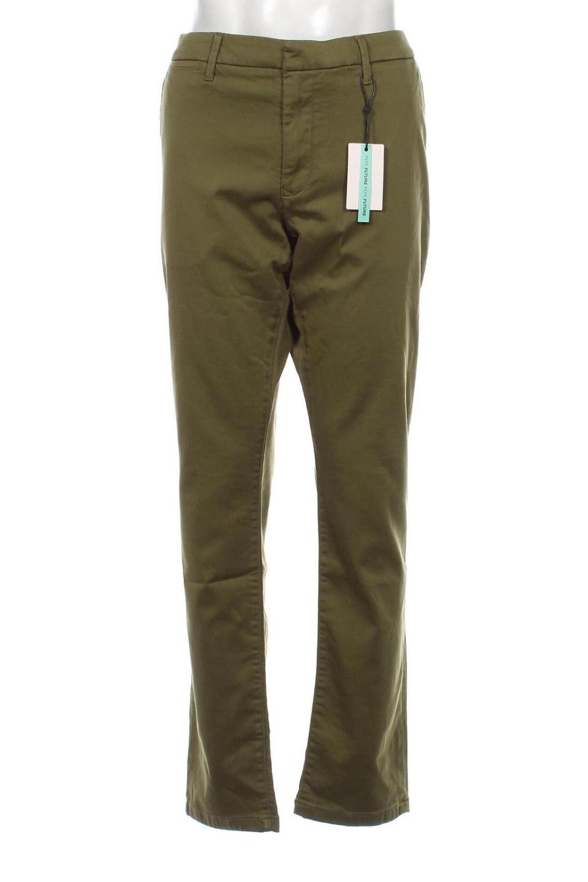 Pantaloni de bărbați Pepe Jeans, Mărime XXL, Culoare Verde, Preț 460,53 Lei