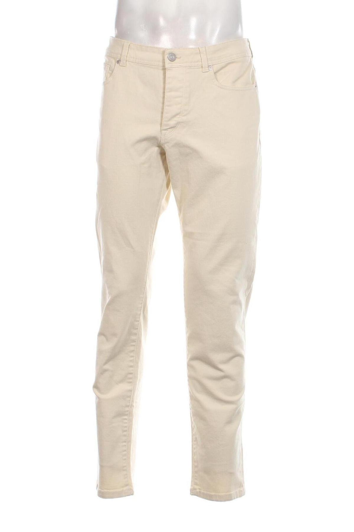 Мъжки панталон Selected Homme, Размер L, Цвят Бежов, Цена 48,88 лв.