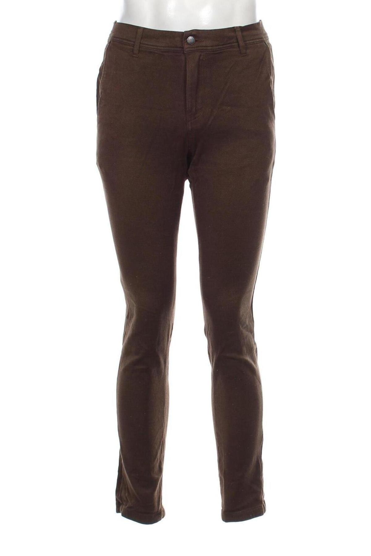 Pantaloni de bărbați Shaping New Tomorrow, Mărime S, Culoare Maro, Preț 142,11 Lei
