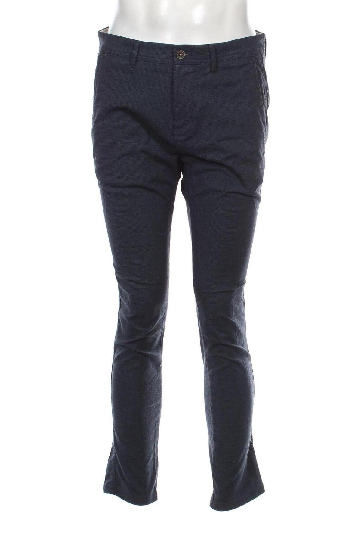 Pantaloni de bărbați Zara, Mărime M, Culoare Albastru, Preț 17,76 Lei