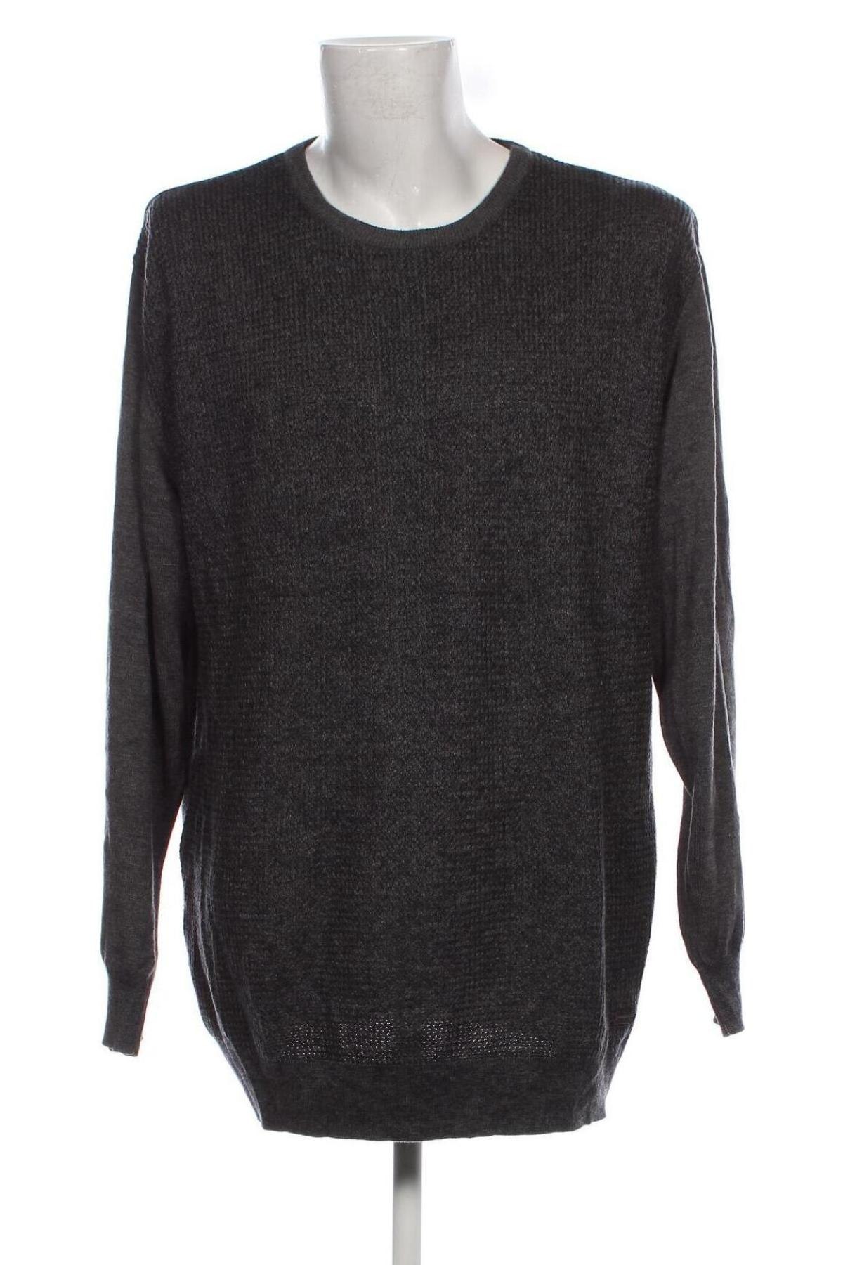 Ανδρικό πουλόβερ, Μέγεθος 5XL, Χρώμα Γκρί, Τιμή 13,46 €