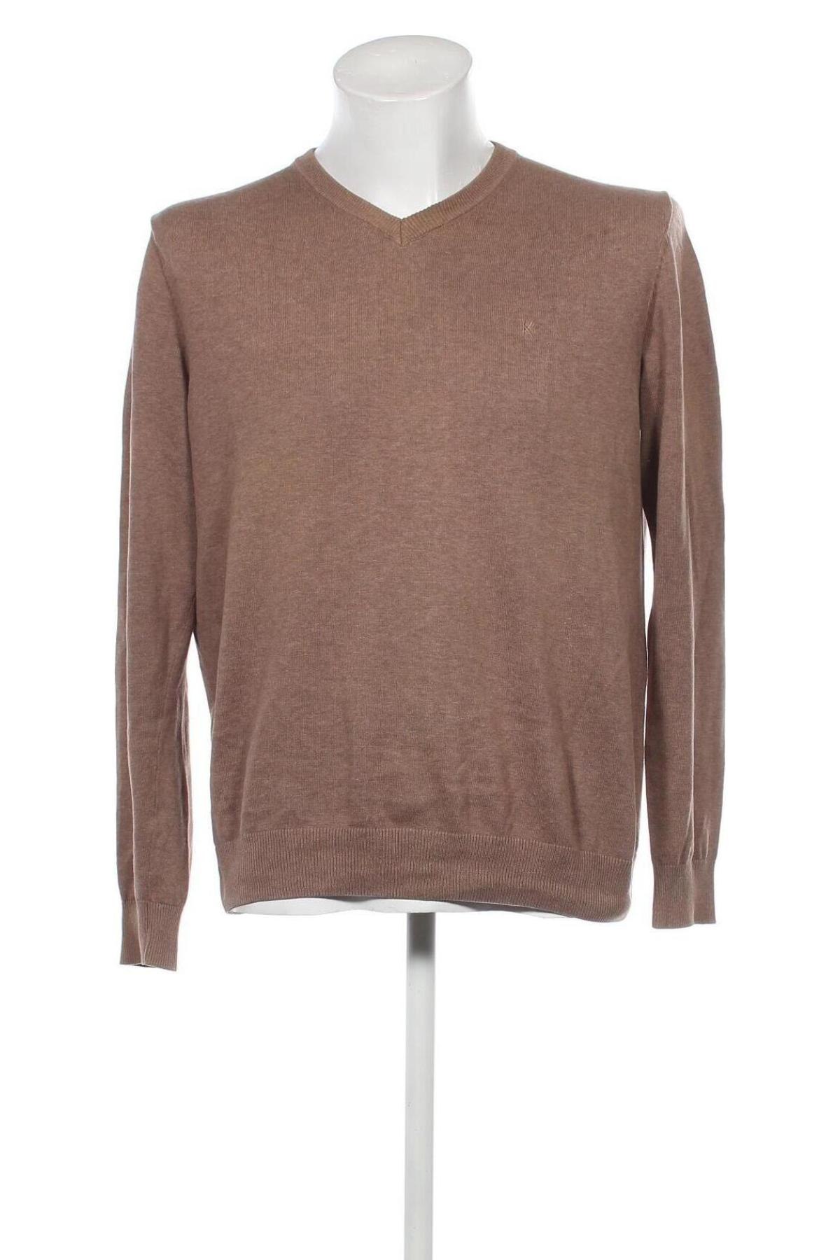 Herrenpullover, Größe L, Farbe Beige, Preis 10,70 €