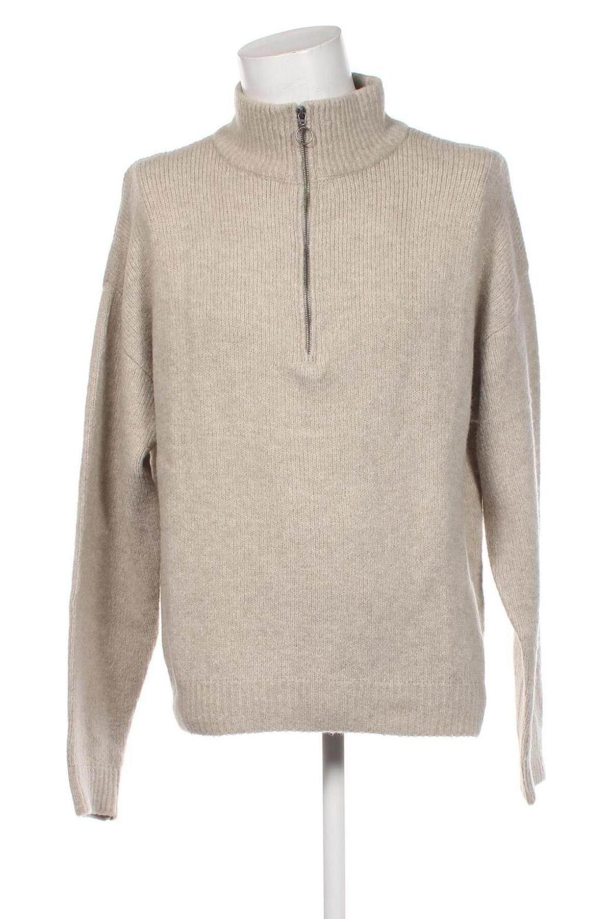 Herrenpullover About You, Größe M, Farbe Beige, Preis € 14,38