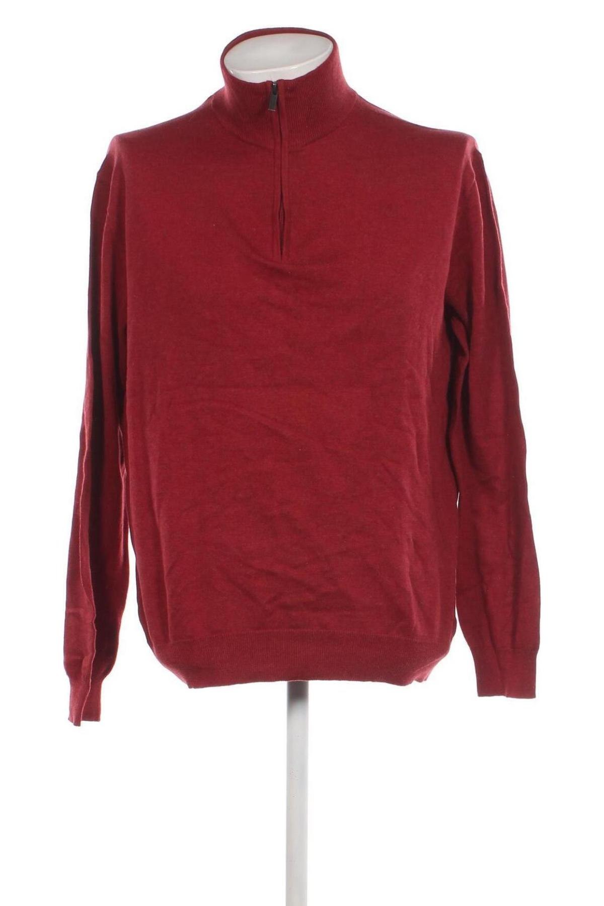 Herrenpullover Andrew James, Größe XL, Farbe Rot, Preis 34,51 €