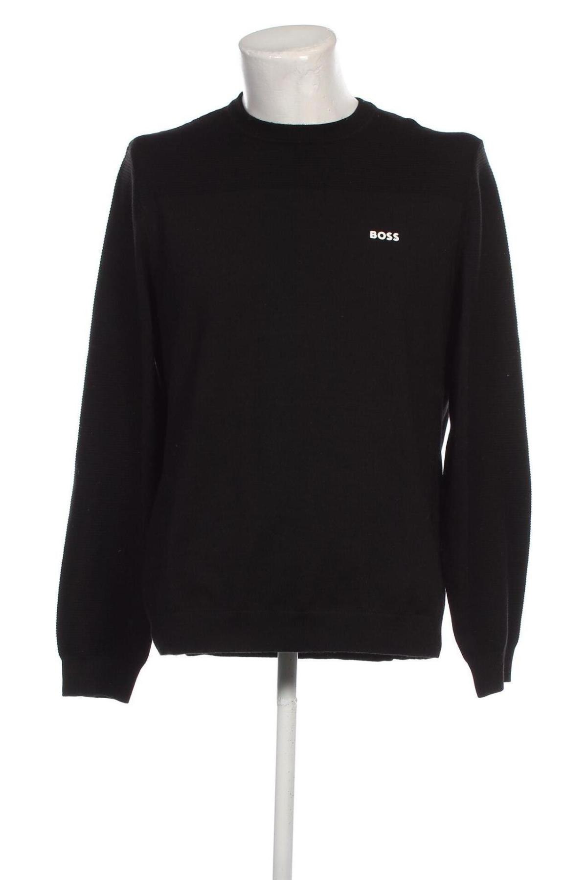 Pánsky sveter  BOSS, Veľkosť L, Farba Čierna, Cena  104,74 €