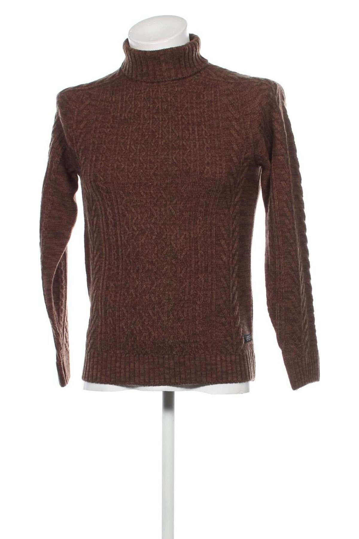 Мъжки пуловер Blend, Размер S, Цвят Кафяв, Цена 35,42 лв.
