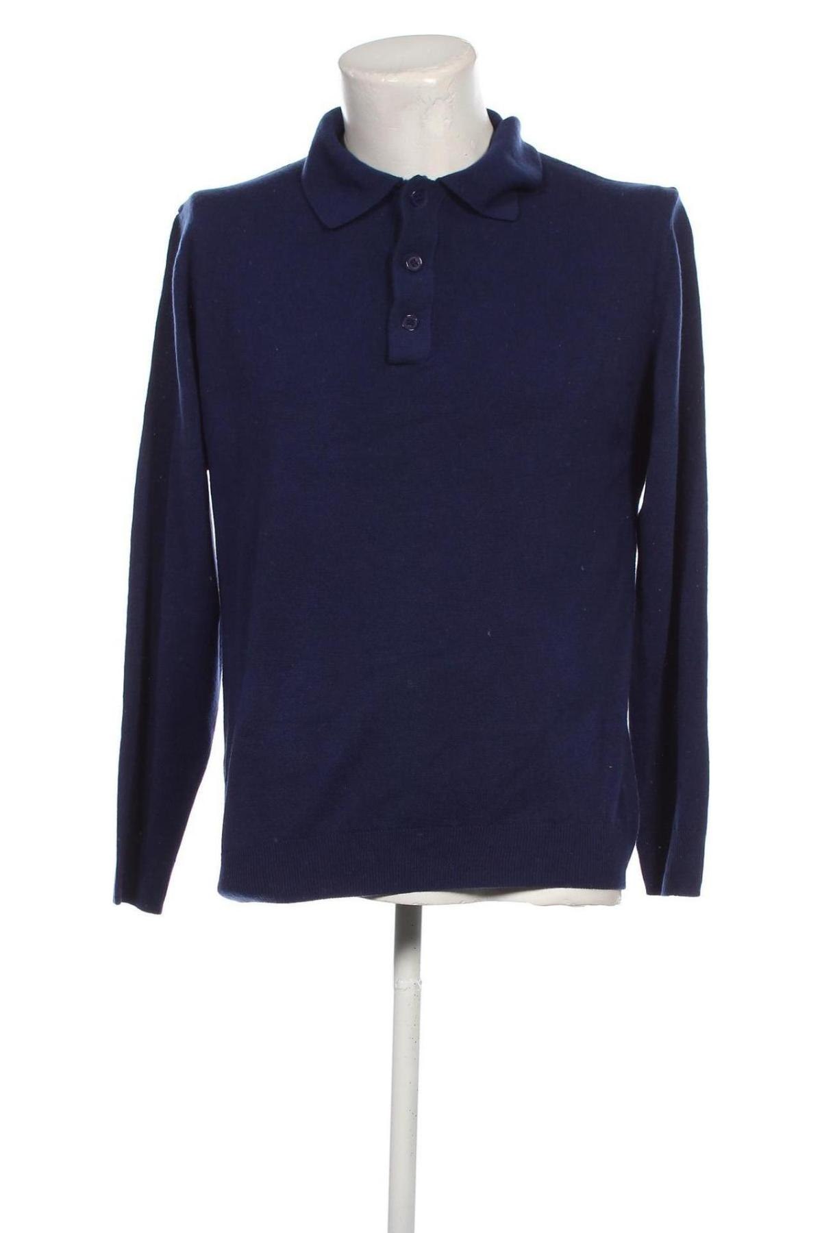 Ανδρικό πουλόβερ Blue Seven, Μέγεθος M, Χρώμα Μπλέ, Τιμή 24,29 €
