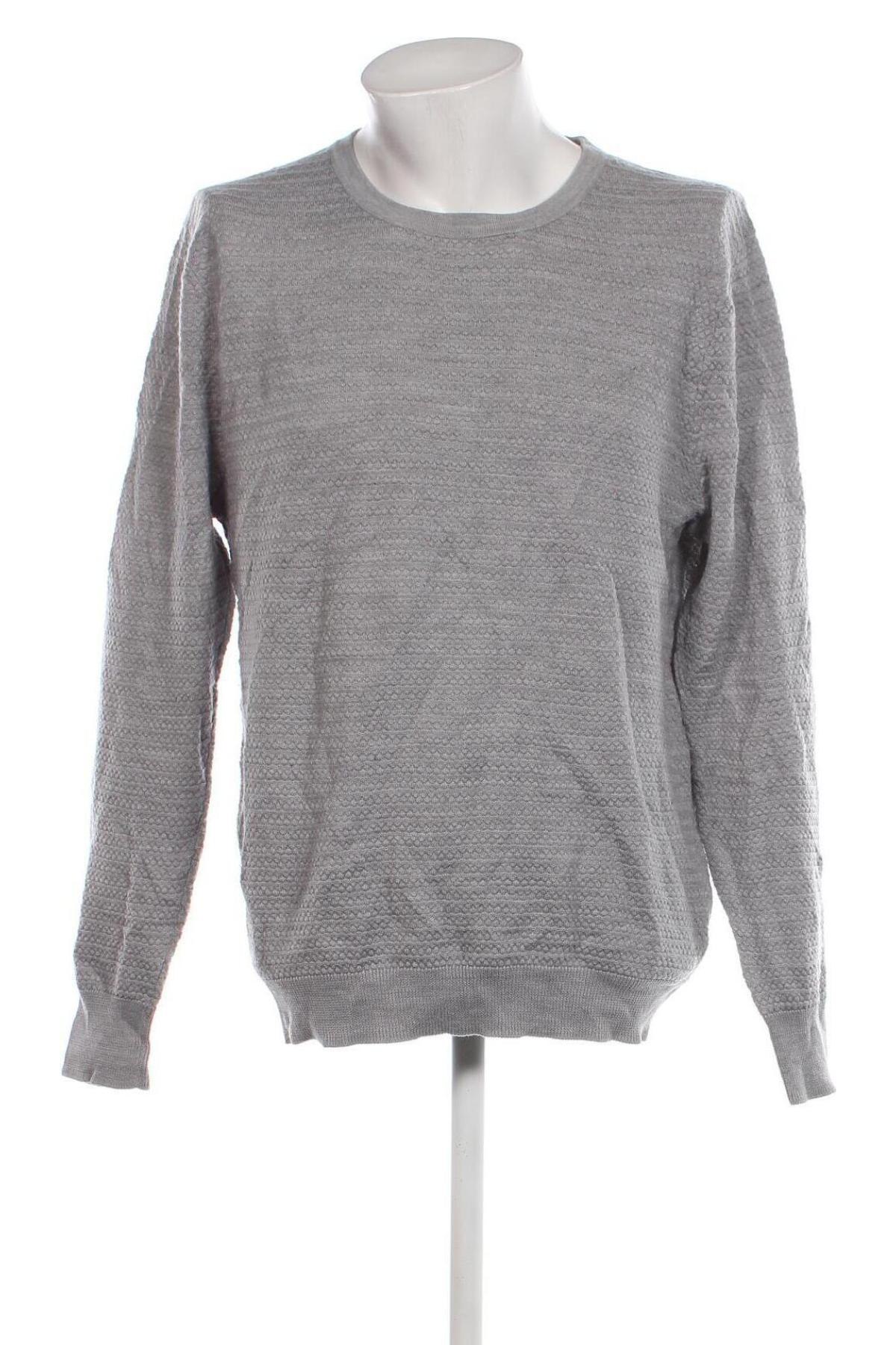 Мъжки пуловер Bruun & Stengade, Размер XXL, Цвят Сив, Цена 34,10 лв.