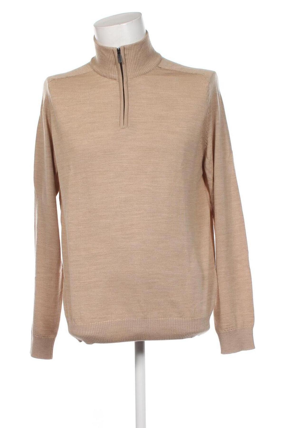 Herrenpullover Bruun & Stengade, Größe XL, Farbe Beige, Preis 39,69 €